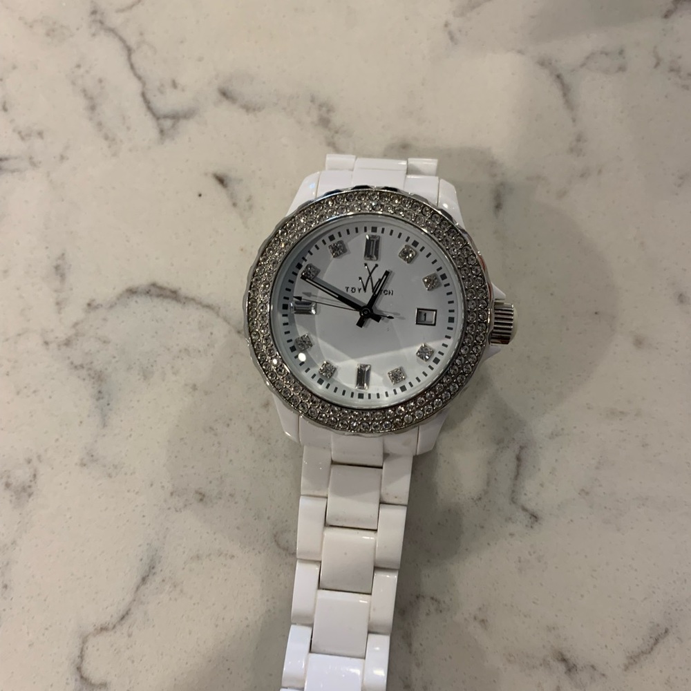 White Toy Watch